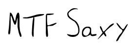 MTF Saxy font